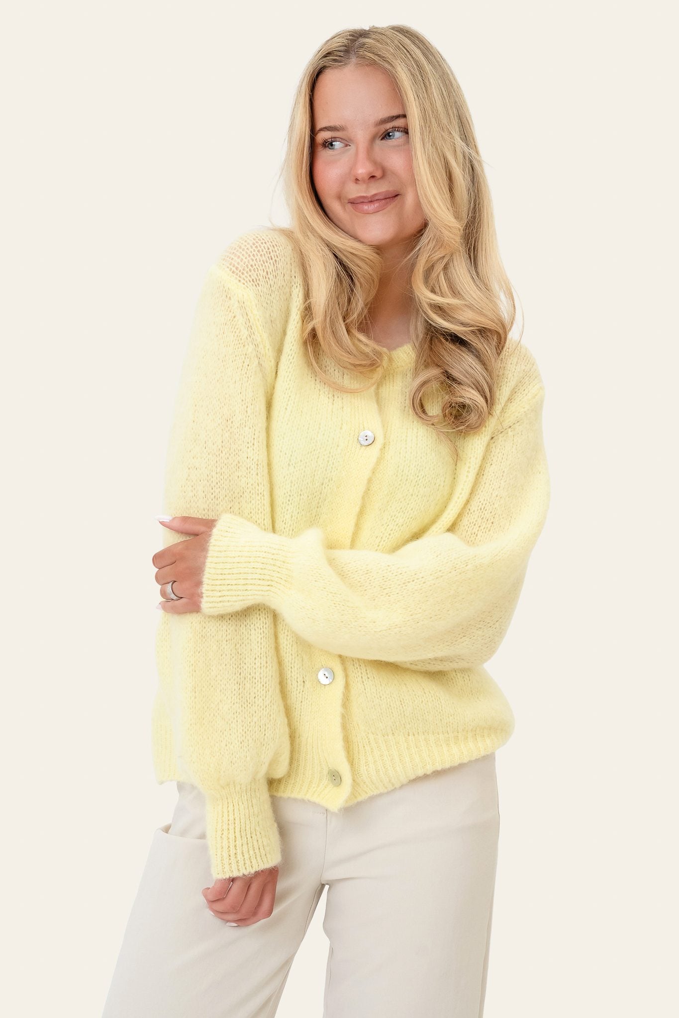 IdaIC Cardigan - Yellow – no.byic.com