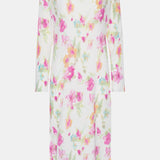 OdaIC Dress - Pink Flower Blush Print
