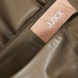 JXMegan Faux Leather Leggings - Morel