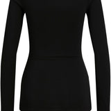 JXMille LS Square Neck Tee - Black