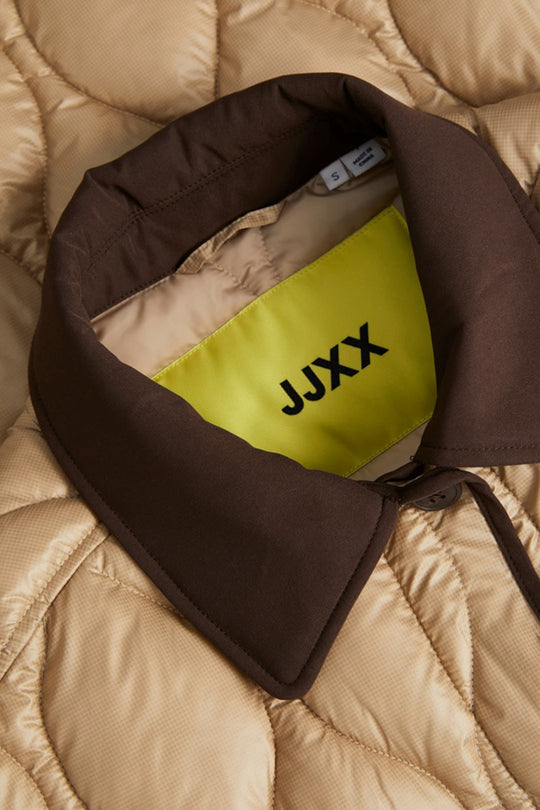 JXMari Vattert Jakke - Beige Brun