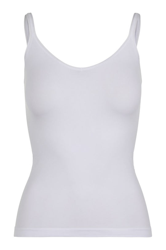 PCPlain Shape Topp - Hvit