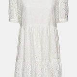 VilmaIC Dress - White Embroidery
