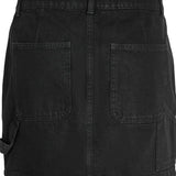 NMEmily Cardonna Hw Cargo Skirt - Black Denim