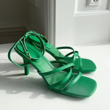 QQ-80 Milan Heels - Green