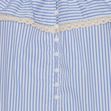 AmalieIC Shirt - White Blue Stripes