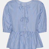 LulaIC Top - Blue White Stripes