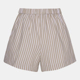 AlbaIC Shorts - Beige Stripe