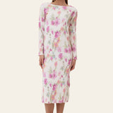 OdaIC Dress - Pink Flower Blush Print