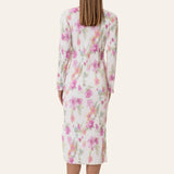 OdaIC Dress - Pink Flower Blush Print