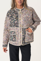 EmmyIC Quilted Jakke - Mørk Flerfarget