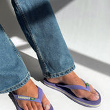 Havaianas Brasil Logo Flip Flop - Purple Paisley