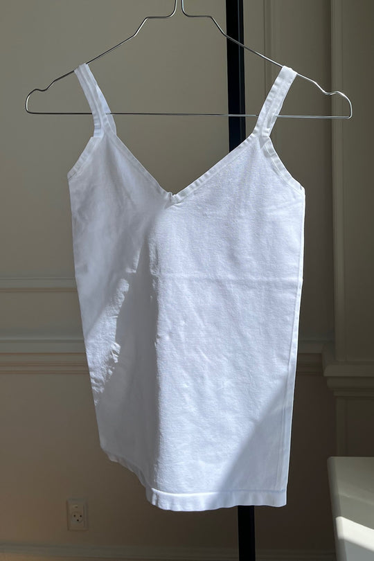 PCPlain Shape Topp - Hvit