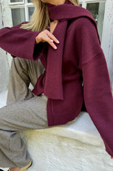 EllenIC Skjerf - Bordeaux