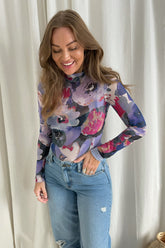 Filana Blouse - Carmine Rose