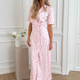 YrsaIC Maxi Dress - Pink