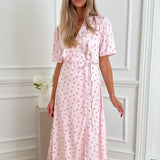 YrsaIC Maxi Dress - Pink