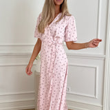YrsaIC Maxi Dress - Pink