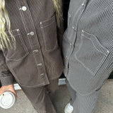 ONLNehva HW Straight Pants - Hot Fudge