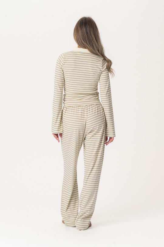 LivaIC Polo - Gule Striper