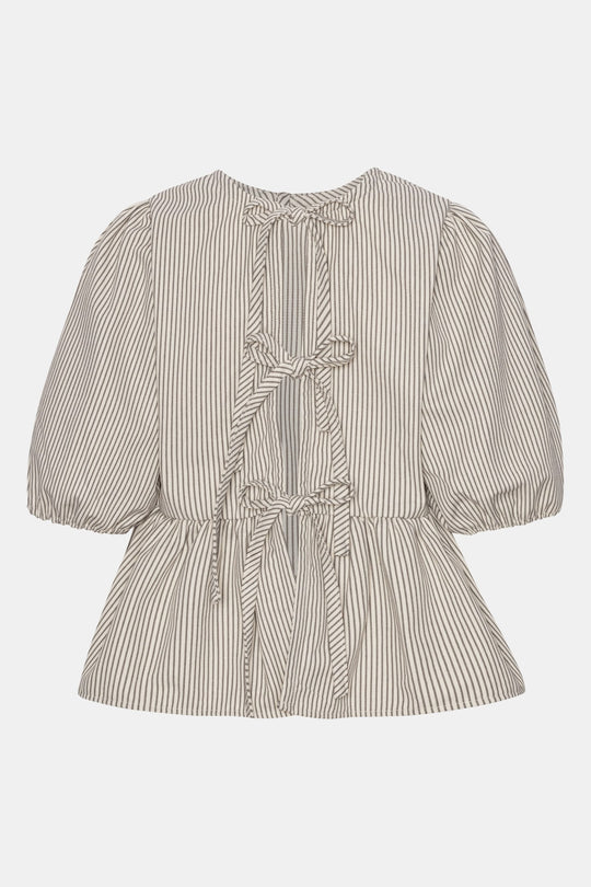 LulaIC Topp - Beige Stripete