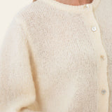 IdaIC 3/4 Cardigan - White