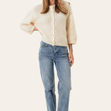 IdaIC 3/4 Cardigan - White