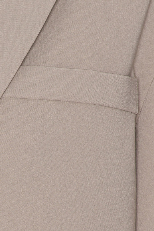 SelmaIC Cropped Blazer - Lys Beige