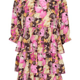 Danni Dress - Pink Choco Print