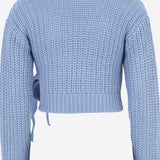 NMBarley LS Wrap Knit Cardigan - Serenity