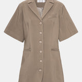 SelmaIC Blazer Dress - Dark Taupe