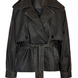 NMRomy LS PU Jacket - Black