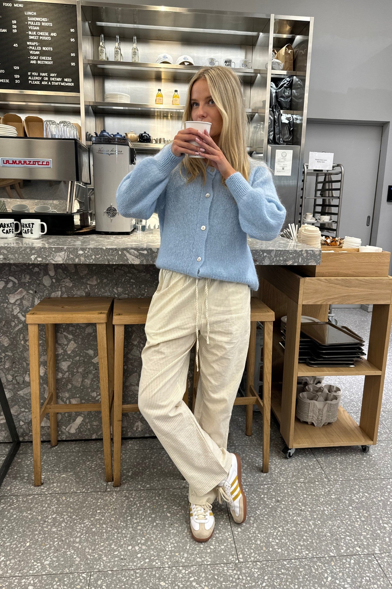 IdaIC Cardigan - Light Blue – no.byic.com