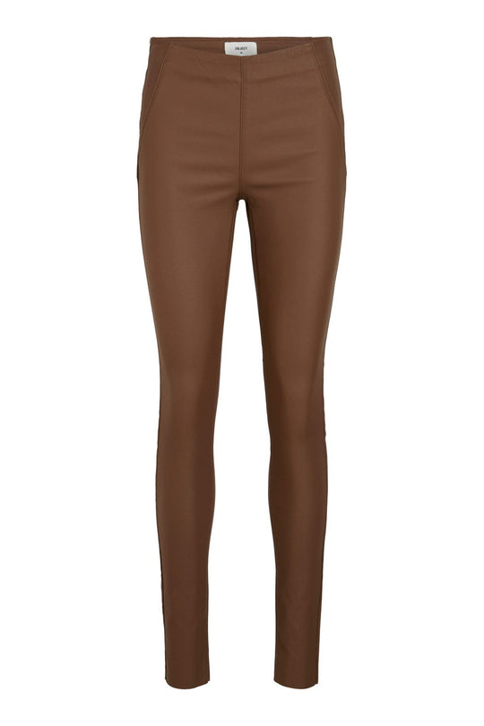 Bella Belagte Leggings - Brun