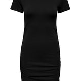 JDYFrosty SS Ruching Dress - Black