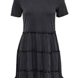 JDYFarock SS Short Layer Dress - Phantom