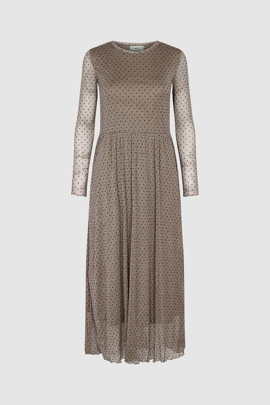 Marisan Kjole - Varm Beige