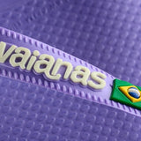 Havaianas Brasil Logo Flip Flop - Purple Paisley