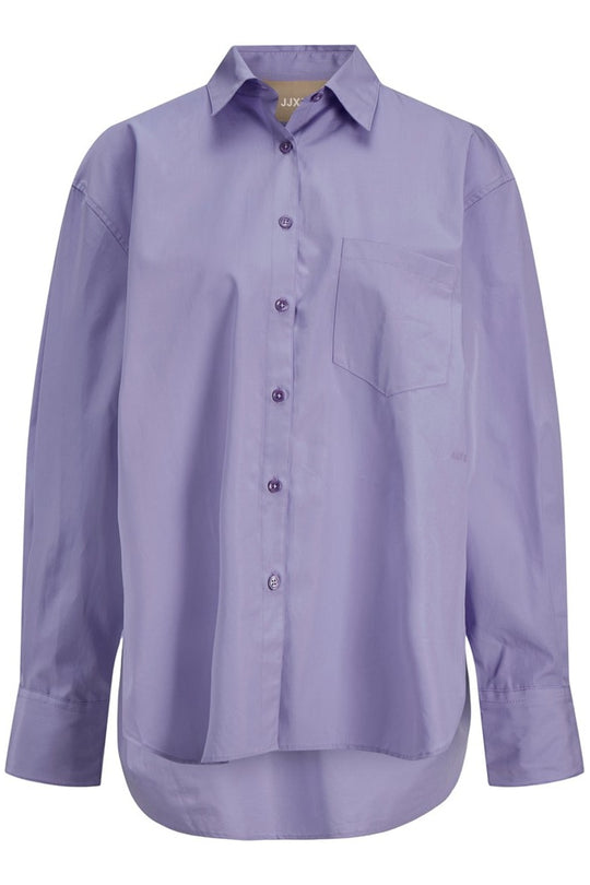 JXJamie Oversized Skjorte - Violet Tulip