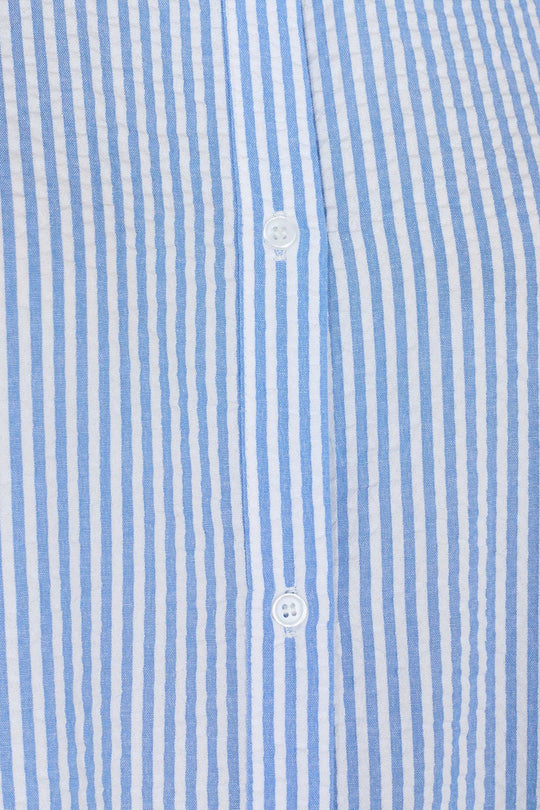 Elassu Skjorte - Blå Hvit Stripete