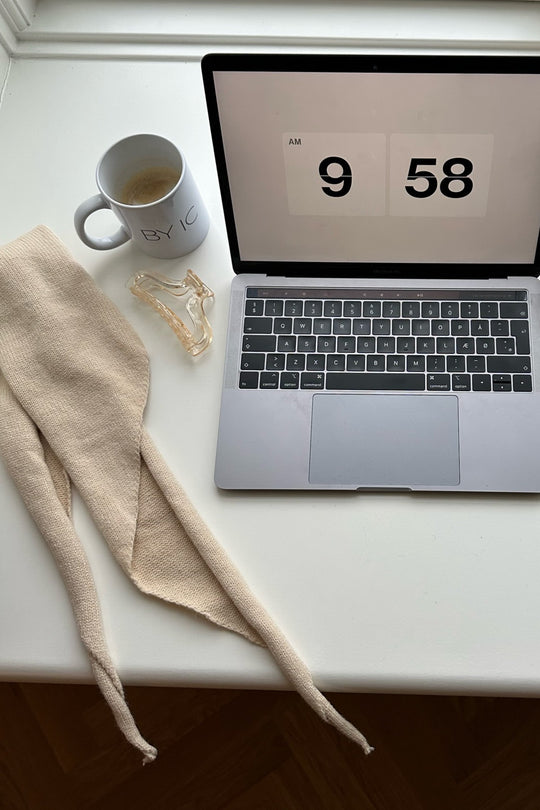 EllieIC Skjerf - Lys Beige