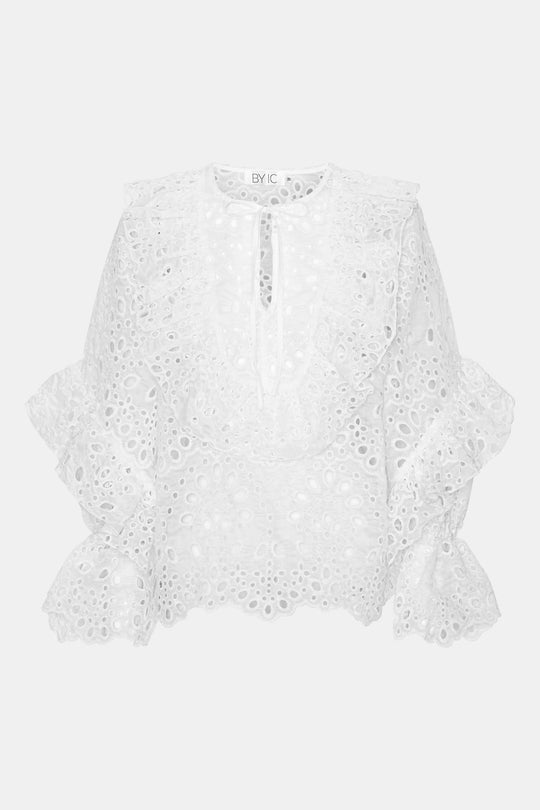 MalouIC Bluse - Hvit