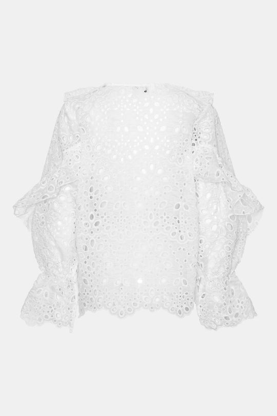 MalouIC Bluse - Hvit