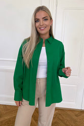JXJamie Oversized Skjorte - Mørk Grønn