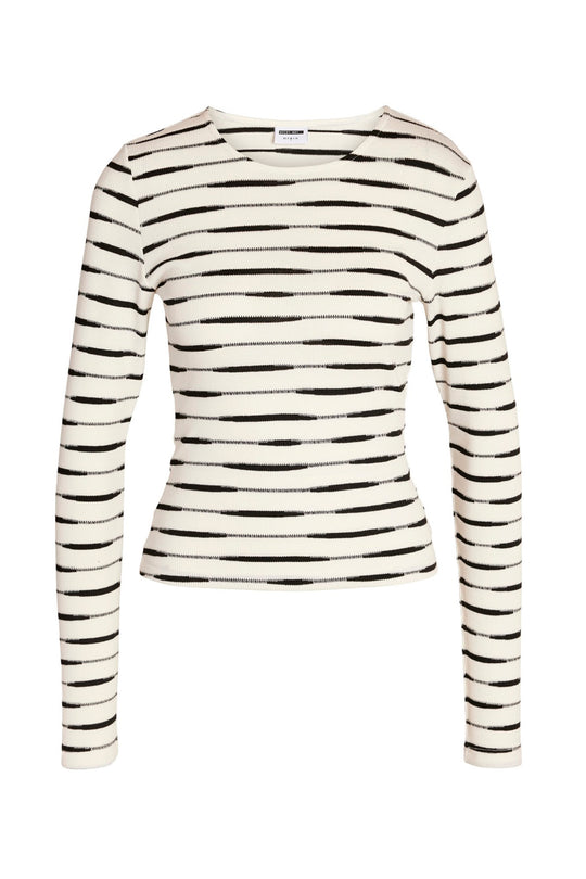 NMMalina Topp - Off White Svart
