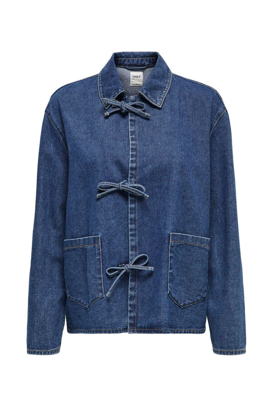 ONLThille Jakke - Mørke Blå Denim
