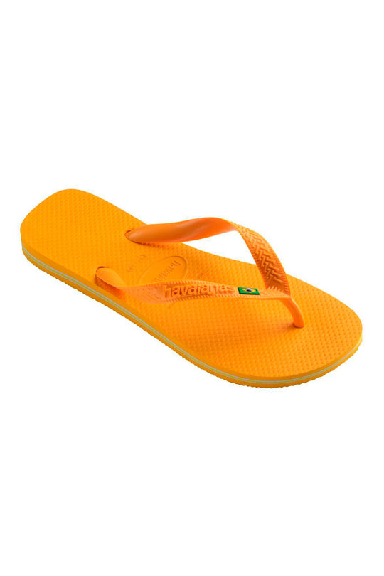 Havaianas Flip Flops - Orange Med Logo
