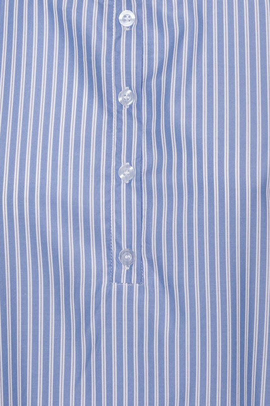 NunaIC Skjorte - Blå Hvit Stripete