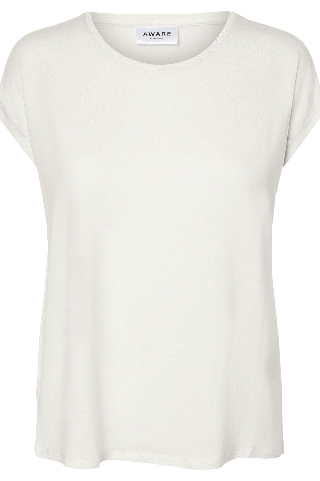 Ava Plain SS Top (Preorder del. week 46/47) - Snow White - BYIC