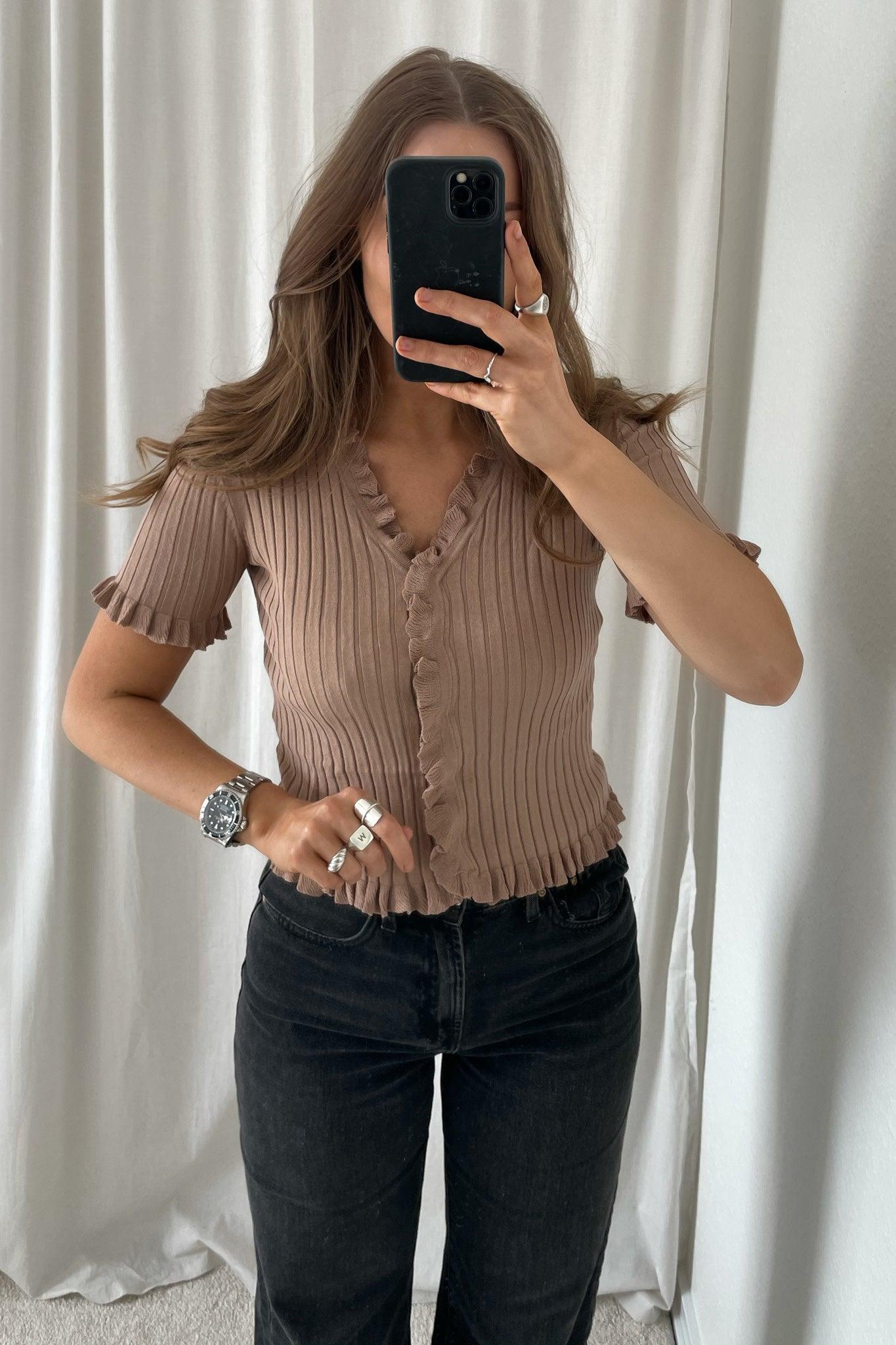 Fabia Top - Camel - BYIC